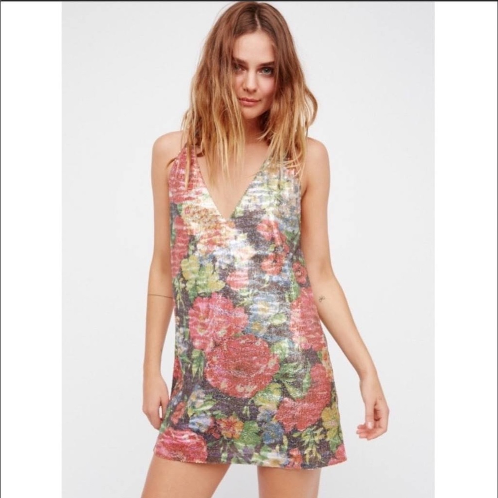 Free People Tangier Sparkly Sequin Dress